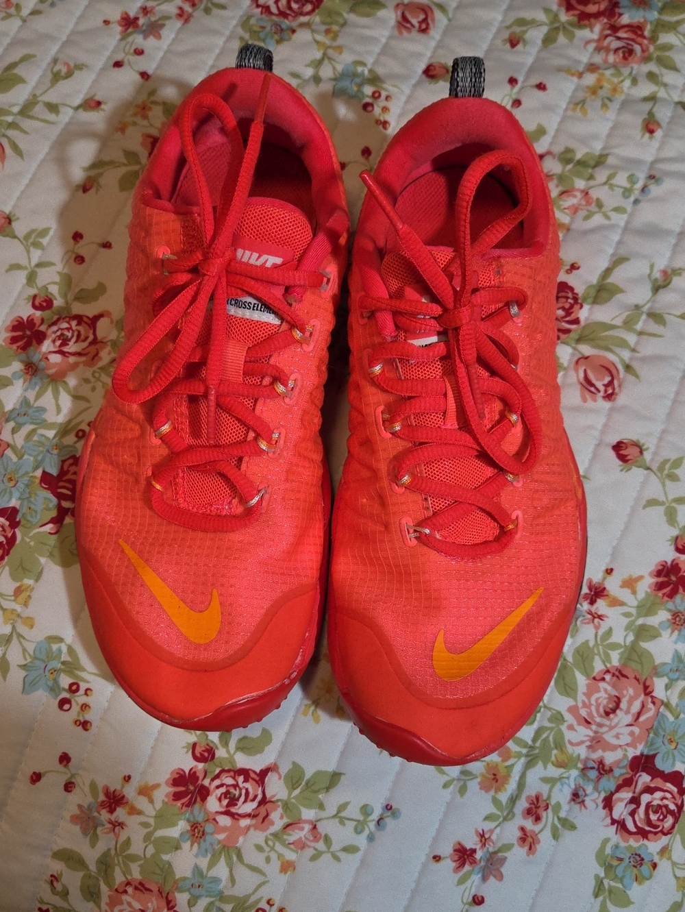 Nike Lunar Cross Element In Hot Red, Orange & Yellow Women's Size 9